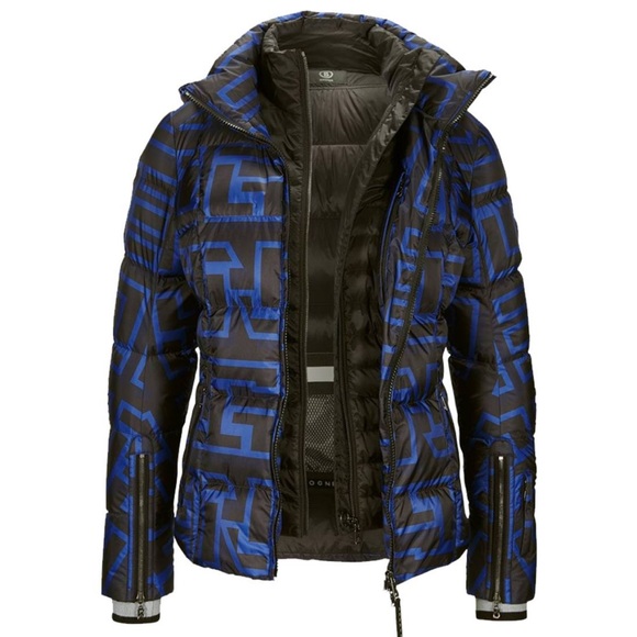 Bogner NWT Sport Sanne Down Ski Jacket Blue/Black - Picture 4 of 8